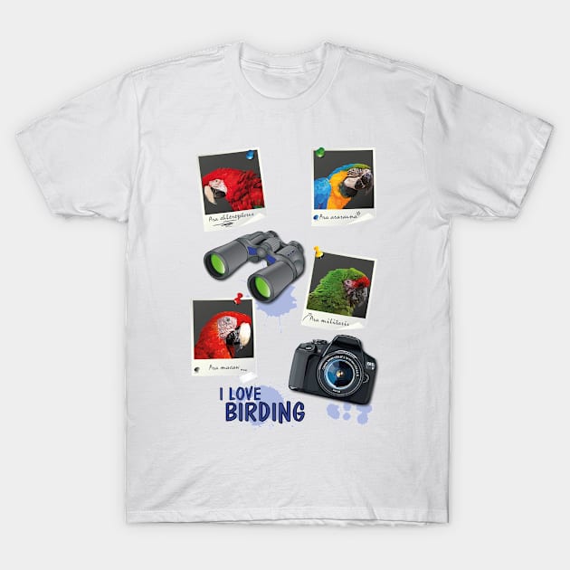 birding T-Shirt by obscurite